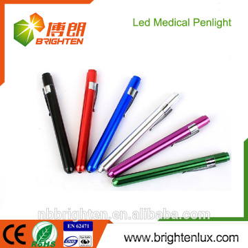 Оптовая дешевая цена Multicolor алюминиевого материала OEM подгонянная батарея 2 * AA Медицинская проверенная ручка penlight